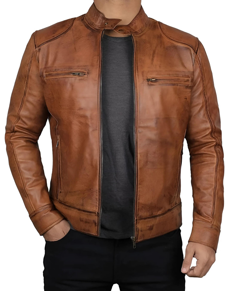 Chaqueta de Cuero para Hombres©