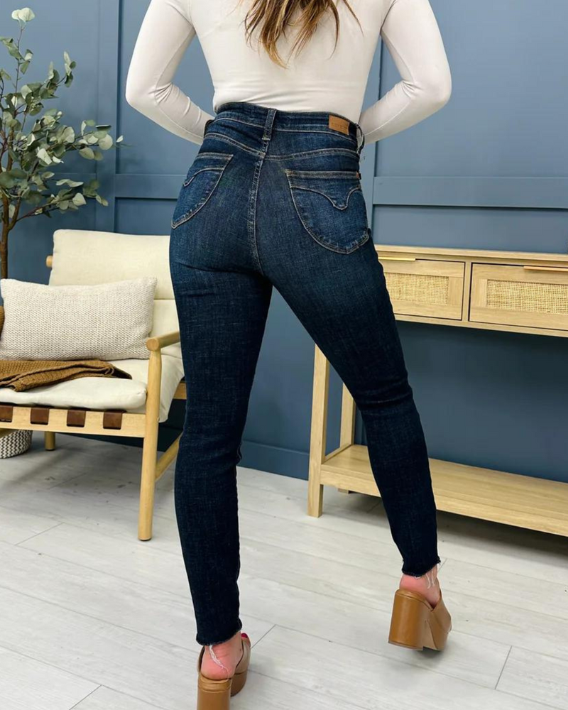 Jeans Ajustados con Realce de Glúteos y Control de Abdomen