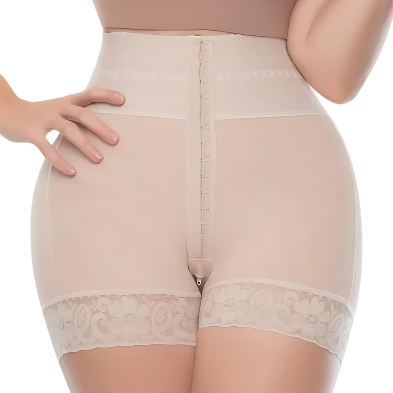 Pantalón Corto con Broche Delantero y Moldeador de Glúteos (OFERTA 2X1 GRATIS)