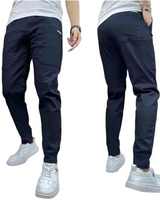 Pantalones Cargo con Bolsillos Múltiples para Hombre