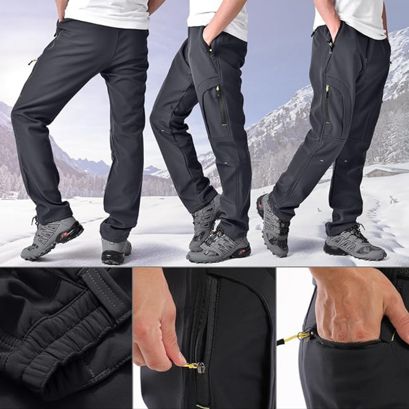 Pantalones Aislantes de Invierno para Hombre con Forro Polar