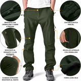 Pantalones Aislantes de Invierno para Hombre con Forro Polar