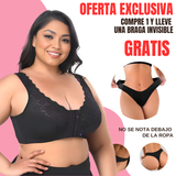 Sujetador de Encaje con Cierre Frontal + Braga GRATIS